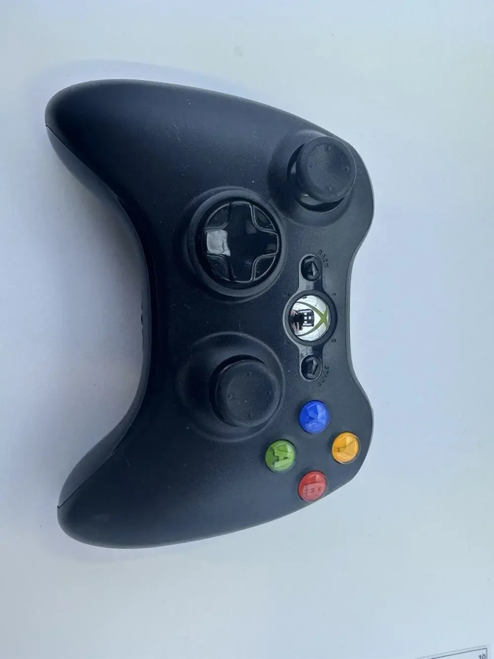 Genuine OEM Black Microsoft Xbox 360 Wireless Controller Tested Works